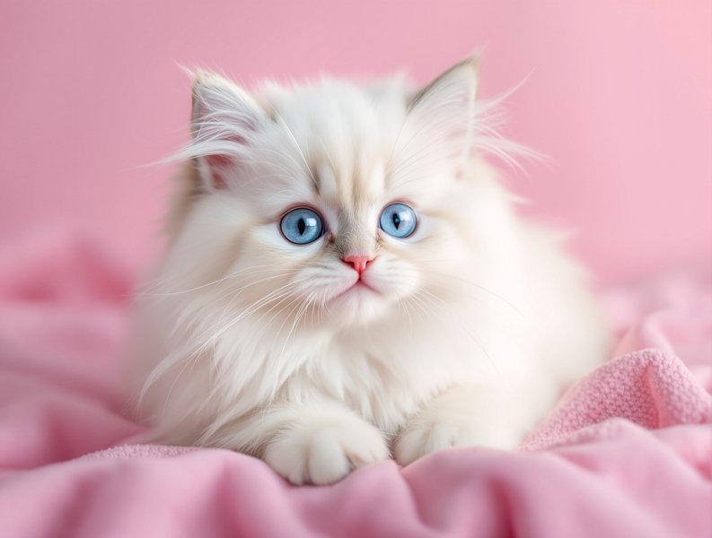 布偶猫 · 蓝眼睛的温柔