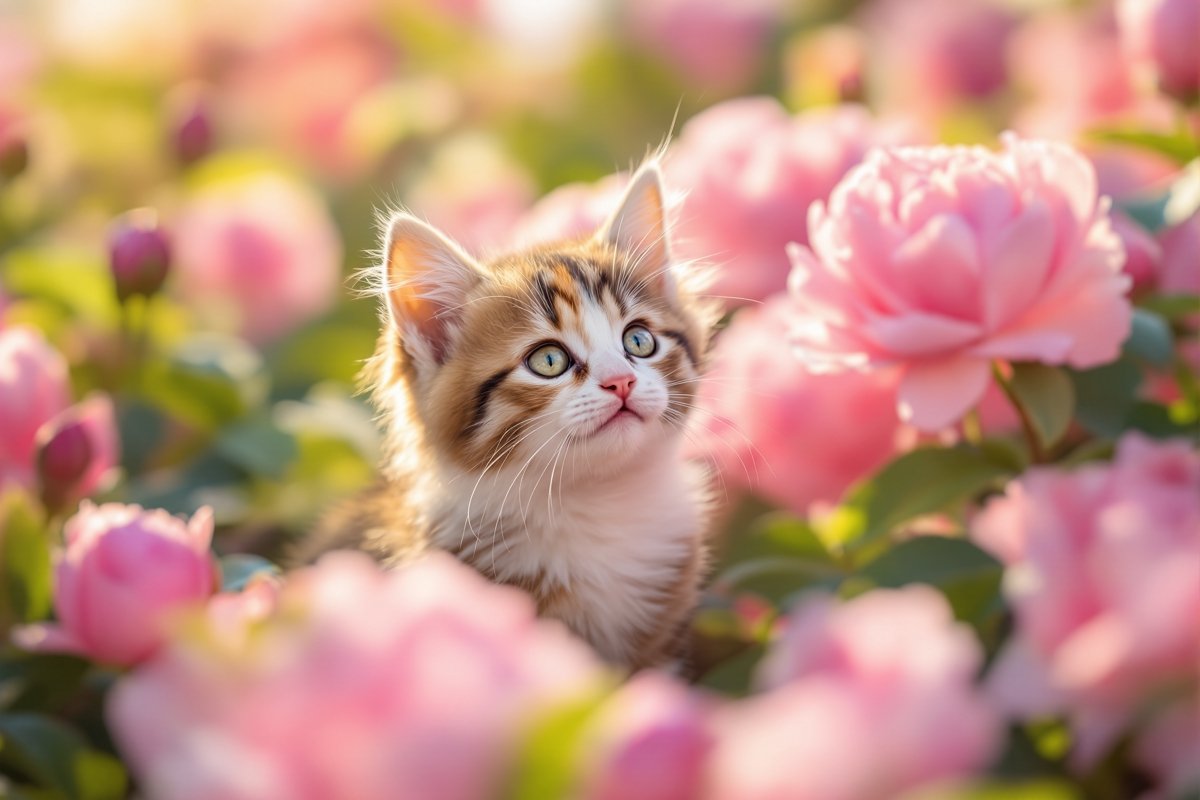 三花猫 · 花园里的俏皮 细节图 2