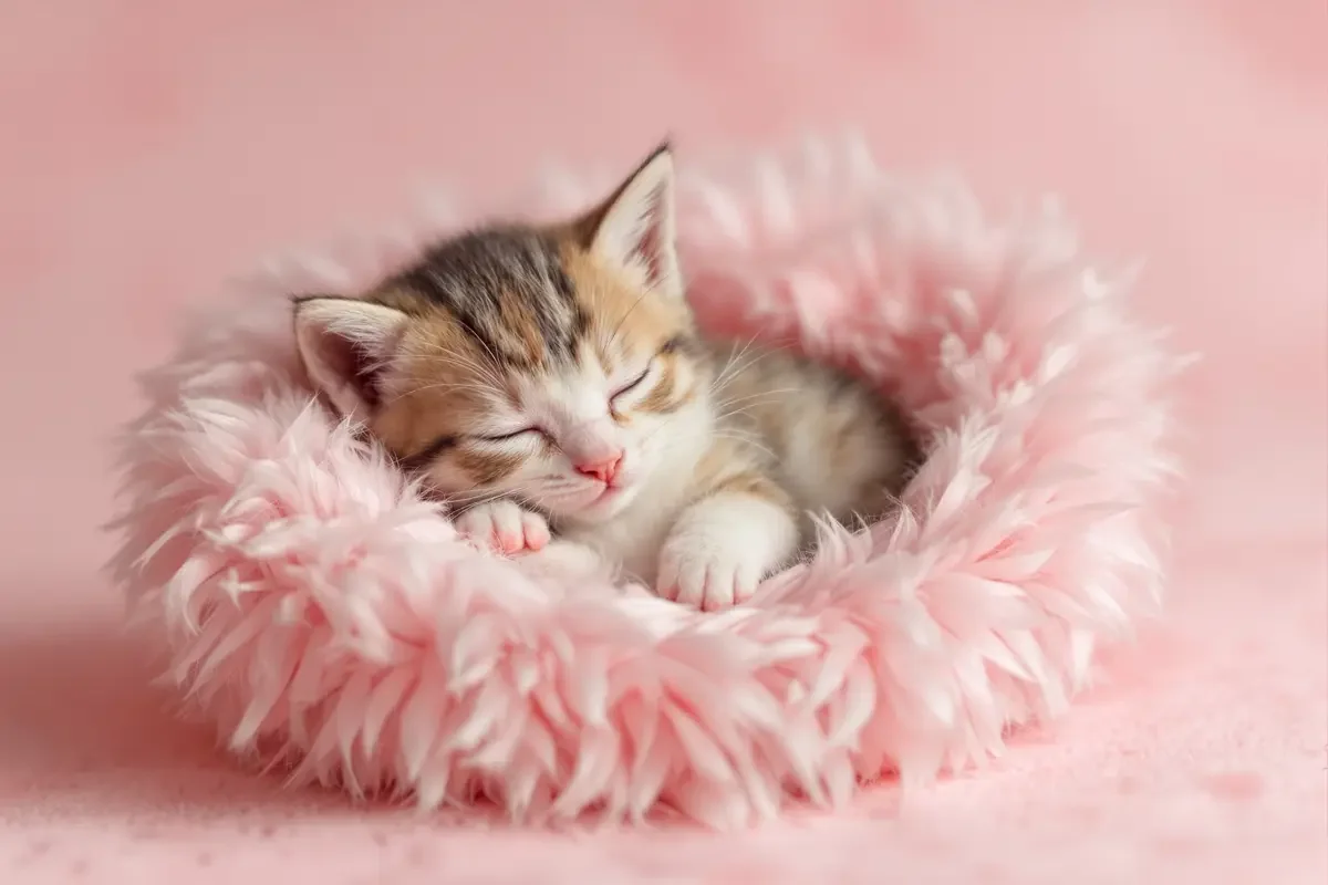 奶猫 · 窝里的软萌睡颜 细节图 1