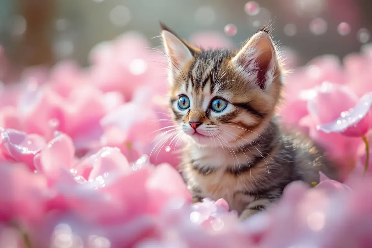 狸花猫 · 雨后的清新 细节图 1